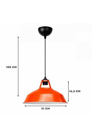 Lámpara de techo - Naranja - 40 W