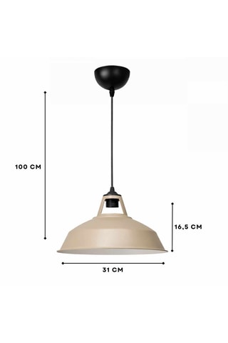 Lámpara de techo - Beige - 40 W