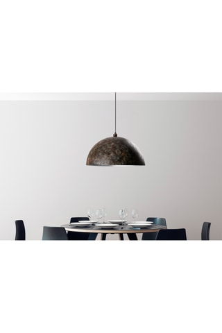 Candeeiro suspenso Kure 236 - Castanho-escuro - 40 W