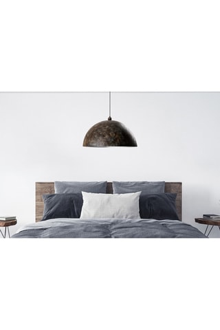 Candeeiro suspenso Kure 236 - Castanho-escuro - 40 W