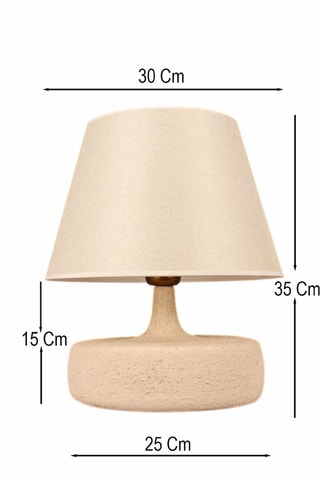 Lámpara de sobremesa - Beige - 40 W