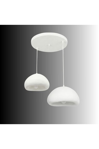 Lámpara de techo - Blanco - 2 x 40 W