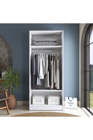 Armoire 2 portes - 90 x 210 x 58 cm