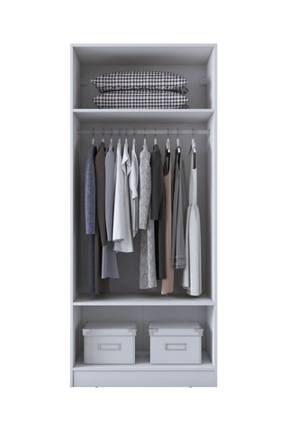 Armoire 2 portes - 90 x 210 x 58 cm