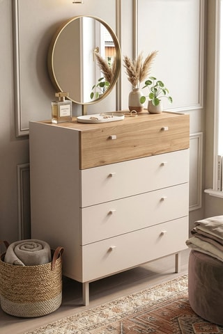 Commode 4 tiroirs - 80 x 93 x 42 cm