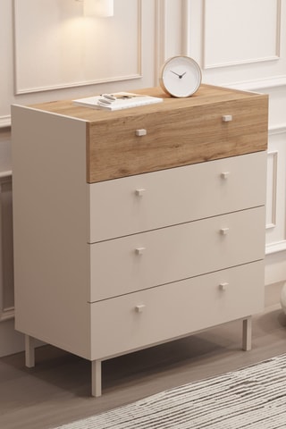 Commode 4 tiroirs - 80 x 93 x 42 cm