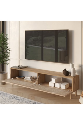Meuble TV 2 abattants - 180 x 43 x 32 cm
