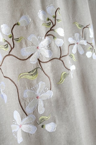 Rideau en fibres de bambou Printemps- Beige - 140 x 260 cm