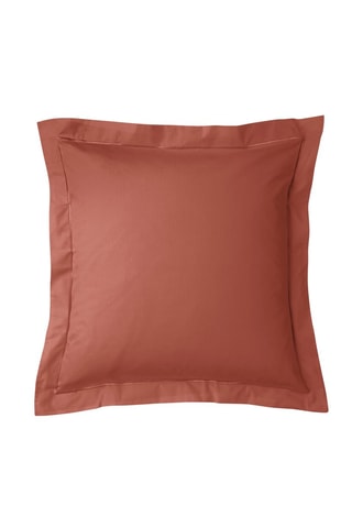 Taie d'oreiller en coton 80 fils/cm² Julian - Terracotta