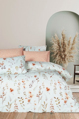Parure de couette en coton 54 fils/cm² - Blanc