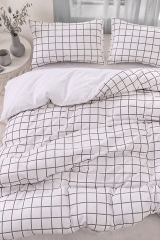 Parure de couette 145 fils/cm² - Gris