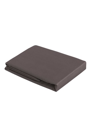 Drap plat en coton peigné 83 fils/cm² - Anthracite