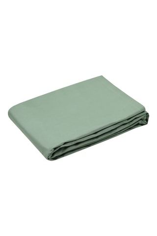 Drap plat en coton 78 fils/cm² Elysée - Vert