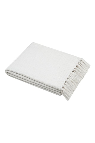 Plaid Balma - Blanc 