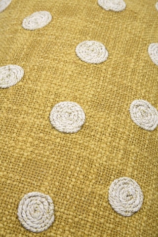 Coussin en fibres de bambou Betty - Moutarde - 30 x 50 cm