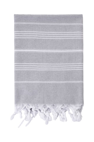 Drap de plage - Gris clair - 80 x 170 cm