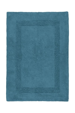 Tapis de bain Softness - Bleu - 50 x 80 cm