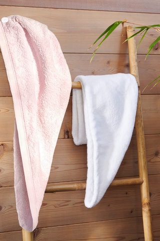 Serviette cheveux - Rose