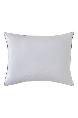 Taie d'oreiller en percale de coton 80 fils/cm² - Blanc