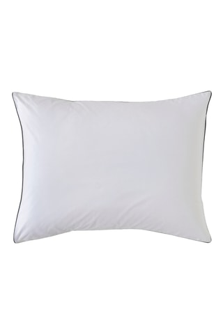 Taie d'oreiller en percale de coton 80 fils/cm² - Blanc