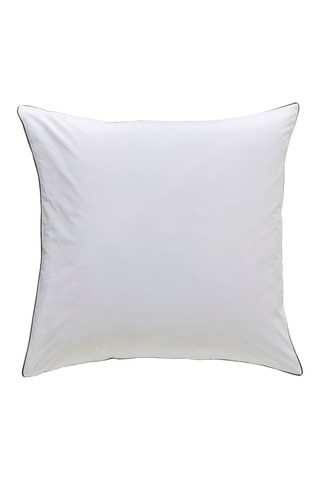 Taie d'oreiller en percale de coton 80 fils/cm² - Blanc