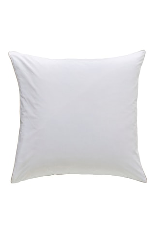Taie d'oreiller en percale de coton 80 fils/cm² - Blanc