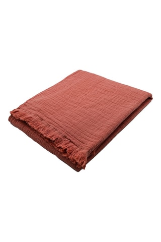 Plaid - Rouge brique