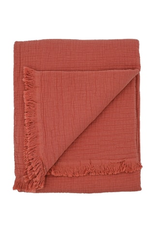Plaid - Rouge brique