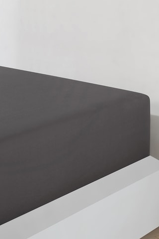 Drap-housse - Gris foncé