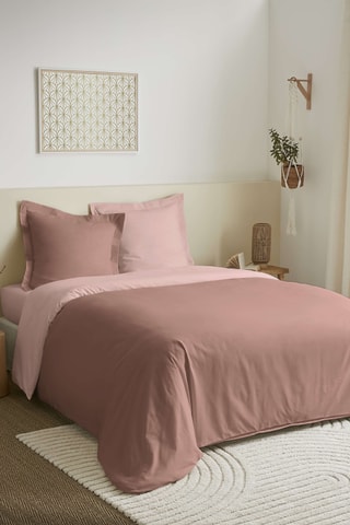 Parure de couette Duo Premium - Rose