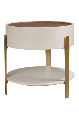 Table d'appoint en noyer - 50 x 50 x 50 cm