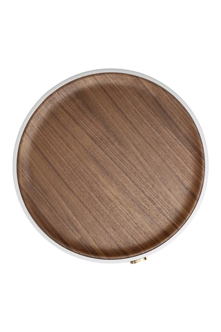Table d'appoint en noyer - 50 x 50 x 50 cm