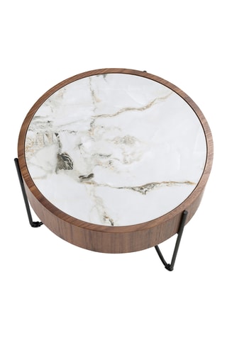 Table d'appoint en porcelaine - 50 x 50 x 38 cm