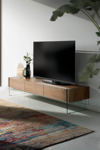 Meuble TV 3 tiroirs - 188 x 45 x 39 cm