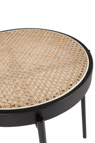 Table d'appoint en rotin - 52 x 52 cm