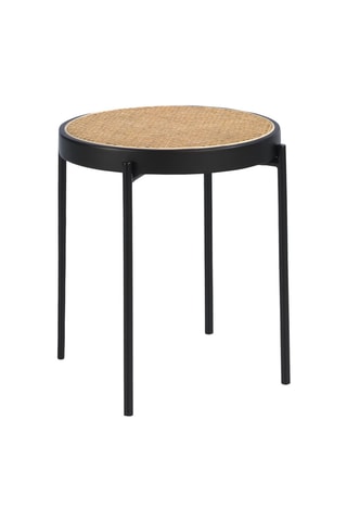 Table d'appoint en rotin - 52 x 52 cm