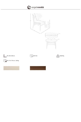 Fauteuil - Beige et naturel - Effet cuir