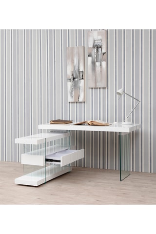 Bureau 1 tiroir - 140 x 75 x 127 cm