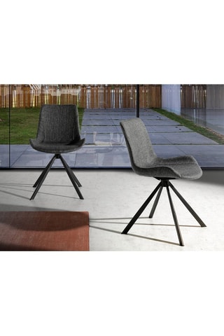 2 cadeiras giratórias - 53 x 78 x 59 cm