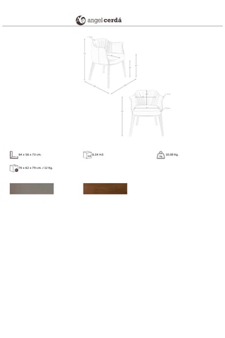 Fauteuil - Gris et marron