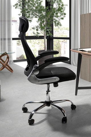 Chaise de bureau à roulettes -  66 x 117 x 62 cm