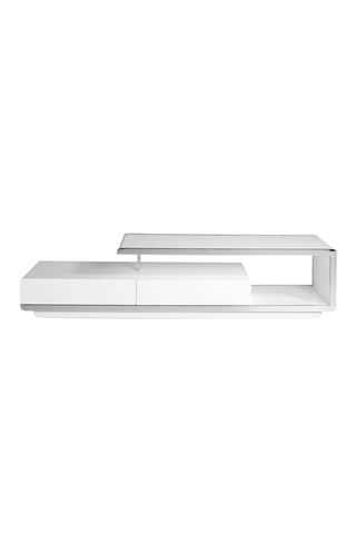Meuble TV 2 tiroirs - 200 x 40 x 45 cm