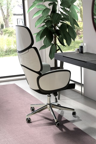 Chaise de bureau à roulettes -  64 x 118 x 69 cm