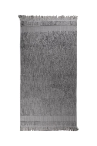 2 toallas de ducha - Gris oscuro - 75 x 150 cm