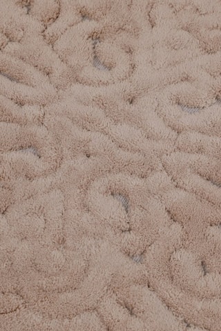 2 alfombras de baño - Beige - 50 x 60 cm/60 x 100 cm