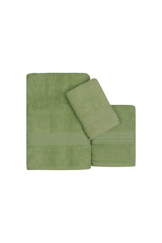 3 toallas Rainbow - Verde