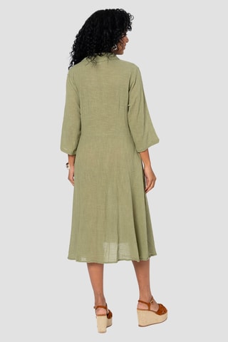 Vestido camisero - Verde