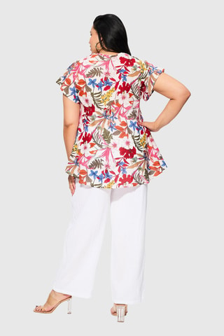 Blusa - Rojo y azul