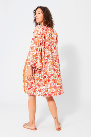 Kimono - Rosso, blu e arancione
