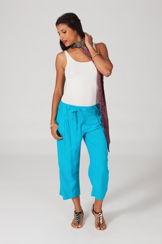 Pantaloni 7/8 - Turchese